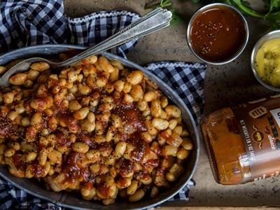 Slow Cooker BBQ Baked Beans