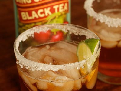 Bing Cherry Black Tea Tuaca Cocktail