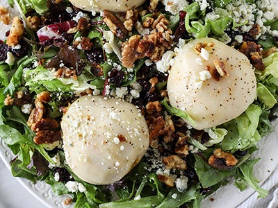 Chardonnay Poached Pear Salad