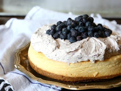 Blueberry Mousse Cheesecake Topping