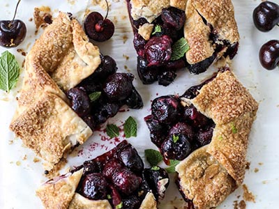 Simple, Fresh Cherry Galette