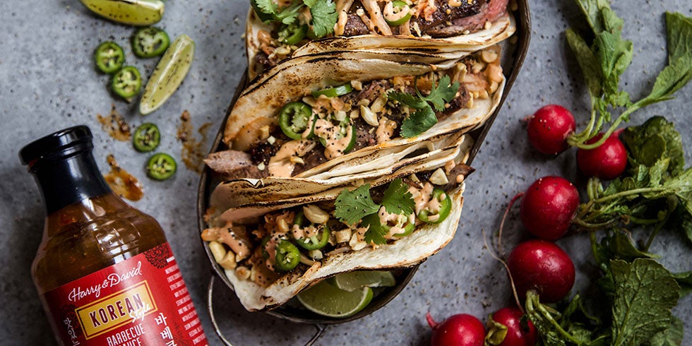 Korean BBQ Beef Tacos