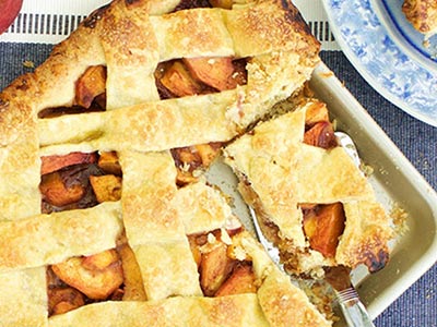 Peach Slab Pie
