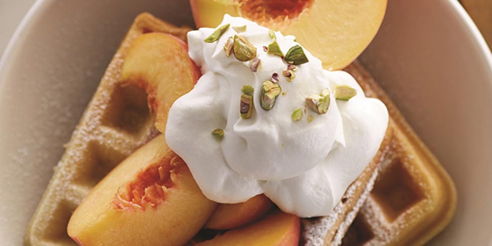 Peach Waffles