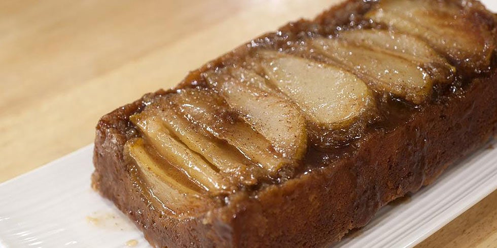 Upside Pear Coffee Cake
