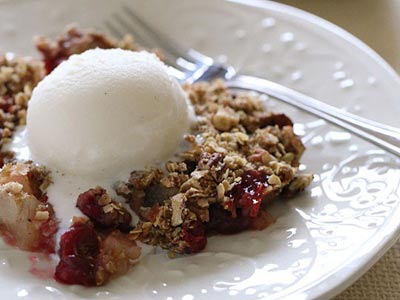 Cranberry Pear Crumble