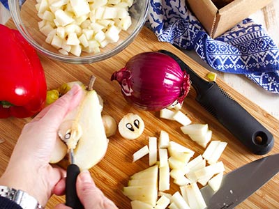 Fresh and Easy Pear Salsa