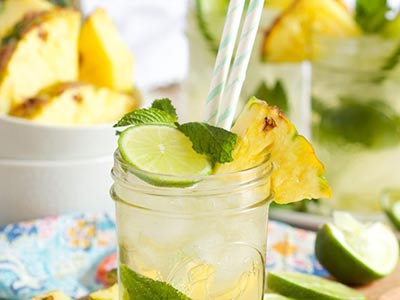 Sparkling Pineapple Cocktail