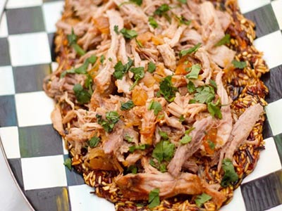 Slow Cooker Pulled Pork with Chutney