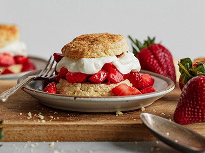 Classic Strawberry Shortcake with Lemon Whipped Cream