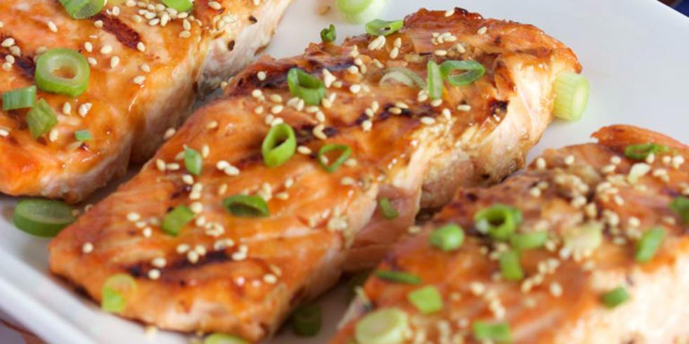 Griled Teriyaki Salmon