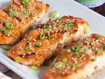 Griled Teriyaki Salmon