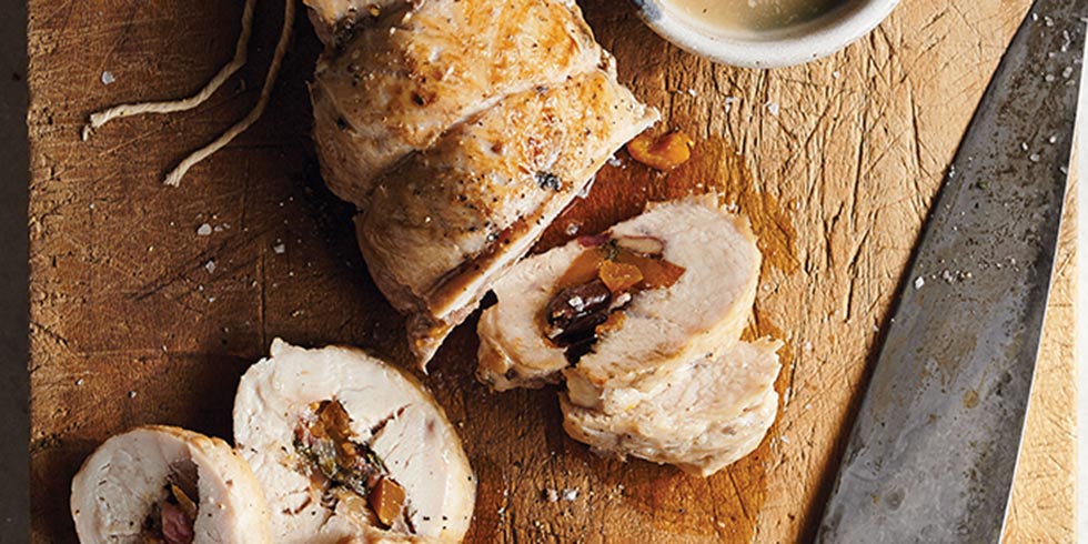 Slow Cooker Stuffed Turkey Tenderloin