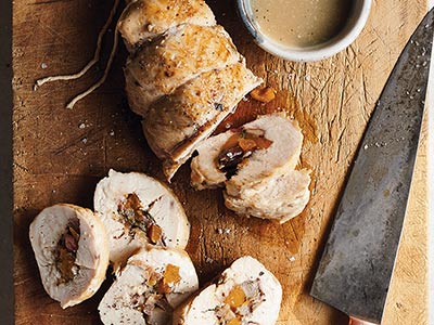 Slow Cooker Stuffed Turkey Tenderloin
